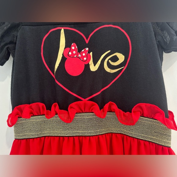 Minnie Mouse disney heart dress Girl Size M - Picture 3 of 9
